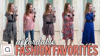 QVC Fashion Favorites Affordable Finds  LipglossLeslie [upl. by Lebasy]