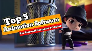 5 Best Animation Software for Beginner Animator for 2D and 3D animation video making and learning [upl. by Windy]