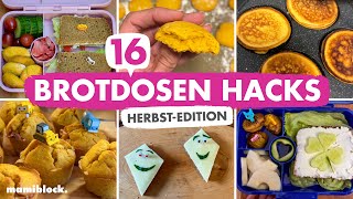 18 Brotdosen Hacks  Herbst Edition 🍂 Kita amp Schule  mamiblock [upl. by Airamat152]