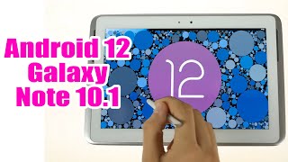 Install Android 12 on Galaxy Note 101 LineageOS 19  How to Guide [upl. by Marge]