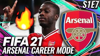 PEPE IS UNBELIEVABLE  FIFA 21 ARSENAL CAREER MODE S1E7 [upl. by Prentice630]