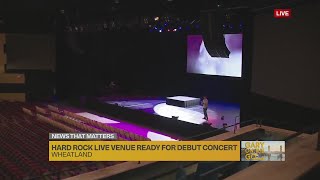 Hard Rock Live venue ready for the debut concert [upl. by Banks]