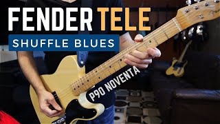 Telecaster Shuffle Blues in G [upl. by Ifar172]