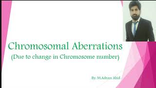 Chromosomal Aberration in Urdu Hindi  ZOOL1112  BSc ZoologyA [upl. by Eihs]