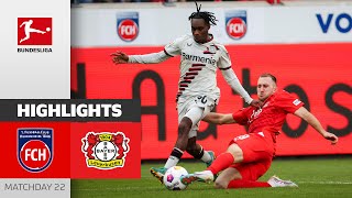 Bayer Keeps On Winning  Heidenheim  Bayer Leverkusen 12  Highlights  MD 22 – Bundesliga 2324 [upl. by Latsryk]