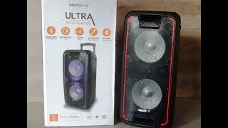 PARLANTE MASTERG ULTRA NEO REVIEW OPINION SONIDO POTENTE BASS TEST EXTREMO master G ULTRANEO [upl. by Pelmas]