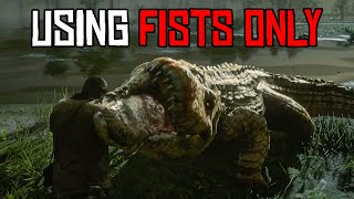 Fighting Legendary Animals Using Only Fists in RDR2 [upl. by Craggy]