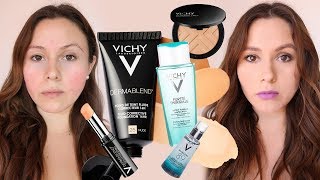 MAQUILLAJE ALTA COBERTURA  VICHY DERMABLEND  ACNE MANCHAS Y CICATRICES [upl. by Euqinaj]