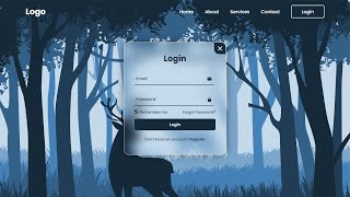 How To Make A Website With Login And Register  HTML CSS amp Javascript [upl. by Sualkcin]