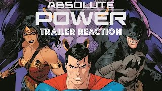 DC Absolute Power Comics Comic Event by Mark Waid and Dan Mora Trailer Reaction [upl. by Minni]