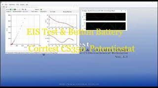 PotentiostatGalvanostat Button Battery EIS Test [upl. by Ahtelahs255]