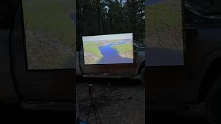 Nebula by Anker Capsule 3 Laser 1080p Smart WiFi Mini Projector  camping youtubeshorts [upl. by Krutz]