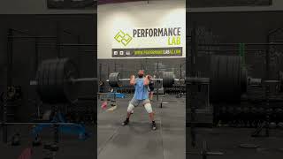 Power clean 170kg 374lbs [upl. by Leshia]