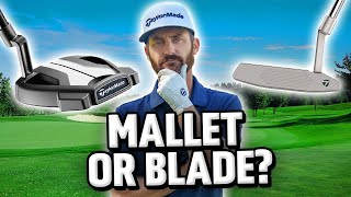 WHICH PUTTER SHOULD YOU PLAY Blade or Mallet [upl. by Aneleairam989]