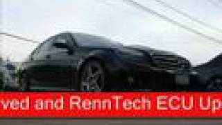 Mercedes Benz C63 RennTech With Resonator Removed [upl. by Kcirdes]