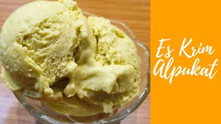 Cara Membuat Es Krim Alpukat Lembut [upl. by Alema201]