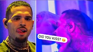 Chris Brown and Taylor Terry Did CB Kiss 1111tour [upl. by Torre812]