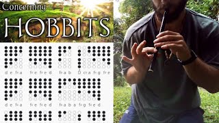 Tin Whistle Tabs for Lord of the Rings  Concerning Hobbits [upl. by Guillemette]