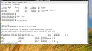 Permanent Mount Linux Volume Partition File System  RHEL 6 [upl. by Ilujna]