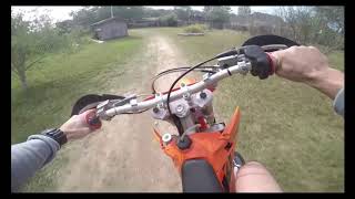 KTM 250 2 STROKE EXC RIPS  2004 ktm 250 exc  First ride [upl. by Earehc18]