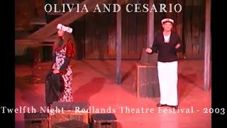 Scene from Twelfth Night at Redlands Theatre Festival [upl. by Adnohrahs917]