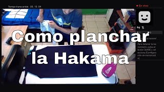 Tutorial Como planchar la hakama [upl. by Eido]