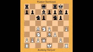 Anatoly Karpov vs Viktor Korchnoi  Candidates Final 1974 chess [upl. by Enailil]