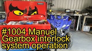 Manual Gearbox interlock system operation 1004 [upl. by Yeruoc]