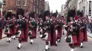 1st Battalion Scots Guards  Homecoming Parade 1st June 2013 [upl. by Stormie]