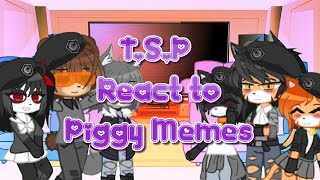 TSP React to Piggy MemesGacha Club [upl. by Adaven729]