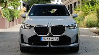 The new BMW X3 20 xDrive Exterior Design in Brooklyn Grey Driving Video [upl. by Mayman]