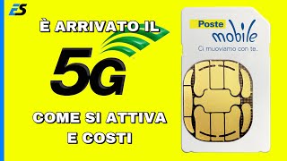 Poste Mobile 5G  Come attivarlo e quanto costa [upl. by Ahseila371]