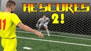 He Scores 2  Free game football online walkthrough tutorial Magicolo 2013 [upl. by Thor434]