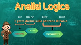 quotAnalisi Logicaquot apprendimento italiano youtubekids grammatica [upl. by Aicemed]