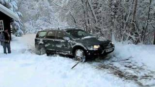 Volvo XC 70 in snow [upl. by Ylas]