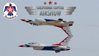 2021 USAF Thunderbirds California Capital Airshow Saturday Demo [upl. by Krock]