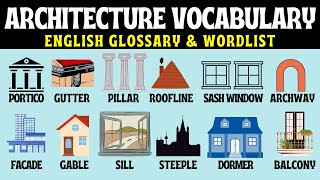 Unlocking Architectural Marvels  Essential English Vocabulary Words for Buildings learnenglish [upl. by Anastasie]