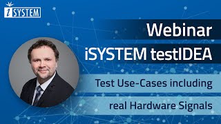 Webinar – testIDEA Test UseCases including real Hardware Signals [upl. by Anawot]