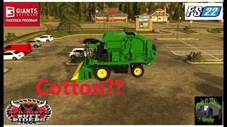 FS22 Goldcrest Valley Ep8 FINE Well harvest the stupid cotton FarmingSimulator22 [upl. by Ashraf232]