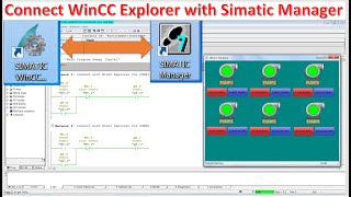 How to connect WinCC Explorer V75 with SIMATIC Manage V56 [upl. by Collie]