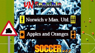 Unsensible Soccer v11 Amiga  Apples vs Oranges Who Will Sucseed [upl. by Lebasiram]