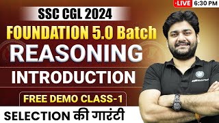 DEMO CLASS 1 REASONING INTRODUCTION CLASS  SSC FOUNDATION 5O  Abhishek Sharma [upl. by Spears]