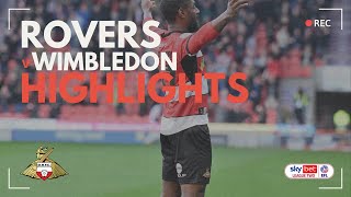 Doncaster Rovers v AFC Wimbledon highlights [upl. by Cristiona]