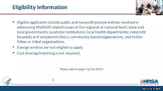 Funding Opportunity RWHAP Implementation for HIV Clinical Quality Improvement HRSA24072 [upl. by Allene]