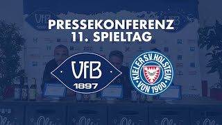 Pressekonferenz nach dem Spiel VfB Oldenburg  Holstein Kiel II am 11 Spieltag [upl. by Jaddan777]