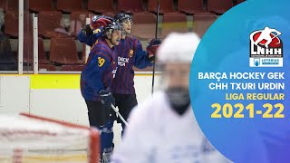 LNHH Loterías 202122 J2  Barça Hockey Gel  CHH Txuri Urdin [upl. by Hephzibah571]