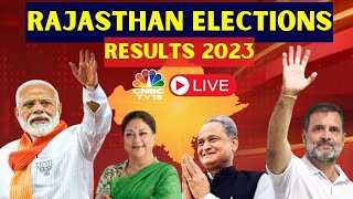 Rajasthan Election Result Live। Rajasthan Election 2023 Live News। Ashok Gehlot Vs Vasundhara Raje [upl. by Laise189]