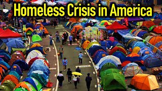 Homelessness In America Alarming Rise Of Homeless Crisis In 2024 [upl. by Ainatit]