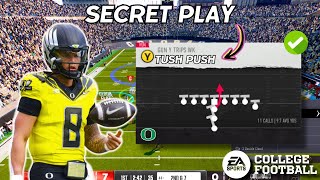 How to run the TUSH PUSH in CFB 25 Easy Touchdowns [upl. by Romona]