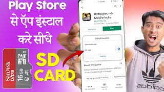 How To Install App External Storage  SD Card [upl. by Armilla]